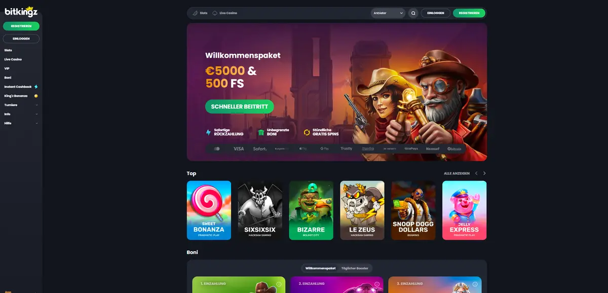 Bitkingz Casino ohne Limit