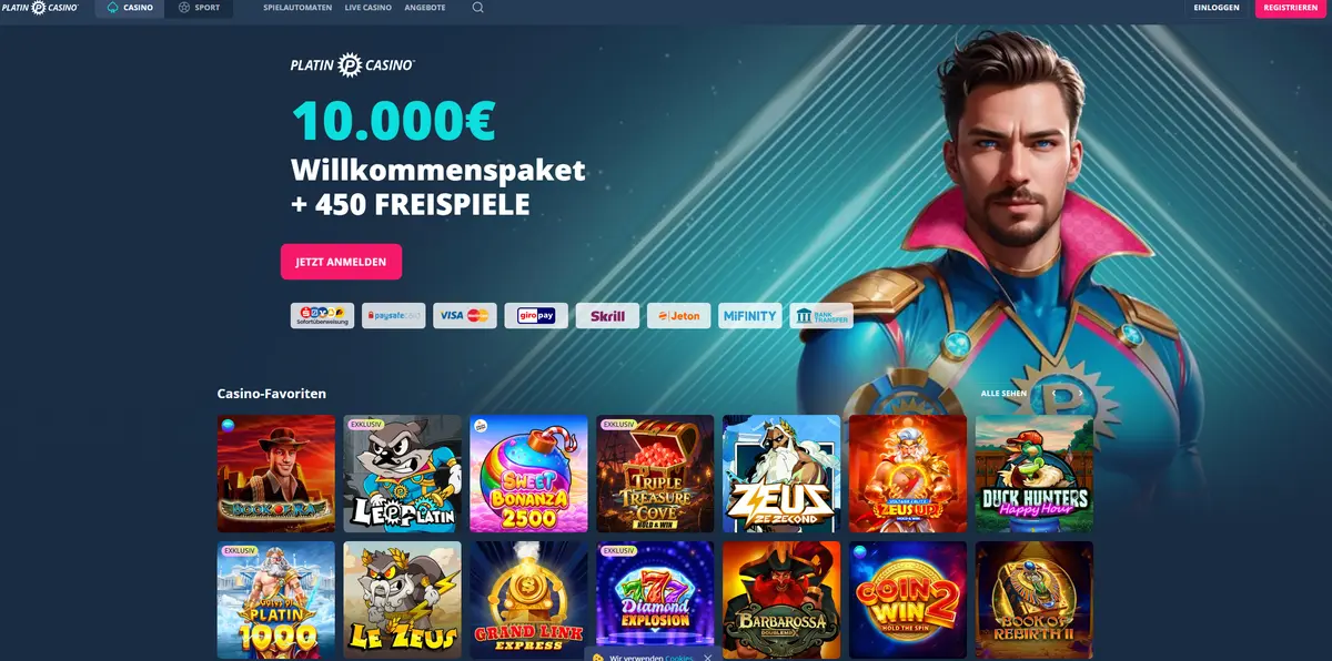 Platin Casino Casino ohne Limit